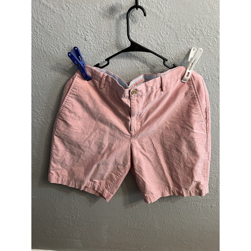 Chaps Shorts Men's 38 Pinkish  Flat Front‎ Stretch Inseam 10 Inches
